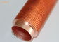 Corrosion Resistance Copper Finned Tube Suitable For Condensing Boilers